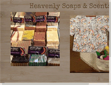 Tablet Screenshot of heavenlysoapsandscents.com